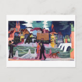 Sicht auf Basel und den Rhein | Kirchner | Postkarte (Vorderseite)