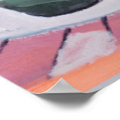 Sicht auf Basel und den Rhein Poster (Ecke)