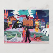 Sicht auf Basel und den Rhein Postkarte (Vorderseite)