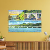 Sicht auf Ben Jones Leinwanddruck (Insitu (Wohnzimmer))