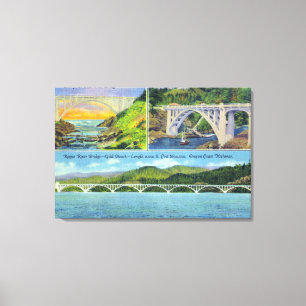 Sicht auf Ben Jones Leinwanddruck