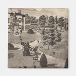 Sicht auf Brattleboro Vermont Magnet