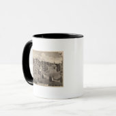 Sicht auf Brattleboro Vermont Tasse (Vorderseite Links)