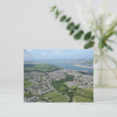 Sicht auf Caernarfon und Anglesea Postkarte (Stehend Vorderseite)