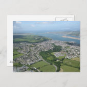 Sicht auf Caernarfon und Anglesea Postkarte (Vorne/Hinten)