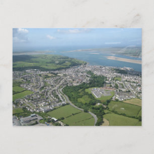 Sicht auf Caernarfon und Anglesea Postkarte
