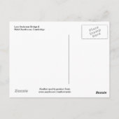 Sicht auf Cambridge, MA Vintag Postkarte (Rückseite)