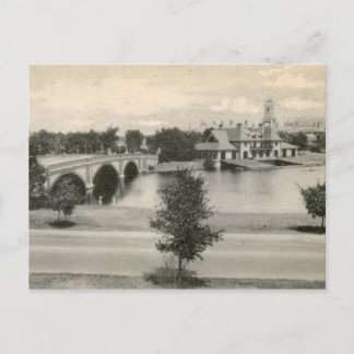 Sicht auf Cambridge, MA Vintag Postkarte