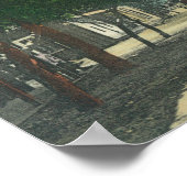 Sicht auf ChinatownOroville, CA Poster (Ecke)