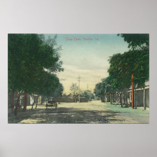 Sicht auf ChinatownOroville, CA Poster