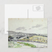 Sicht auf Clamart, 1864 Postkarte (Vorne/Hinten)