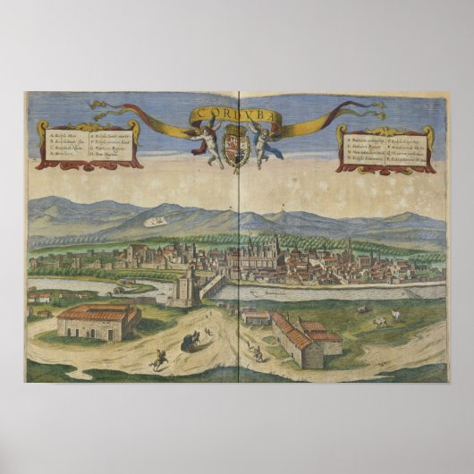 Sicht auf Cordoba Poster (Vorne)