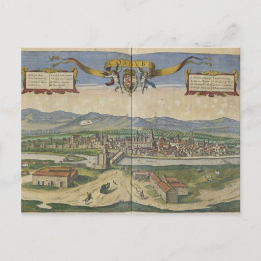 Sicht auf Cordoba Postkarte (Vorderseite)