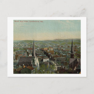 Sicht auf Cumberland, Maryland 1911 Vintag Postkarte