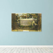 Sicht auf das Grab der britischen Soldaten Leinwanddruck (Insitu (Holzboden))