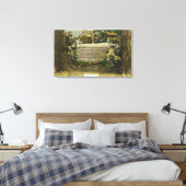 Sicht auf das Grab der britischen Soldaten Leinwanddruck (Insitu (Schlafzimmer))