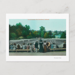 Sicht auf das Hotel del Monte Tennis Grounds Postkarte