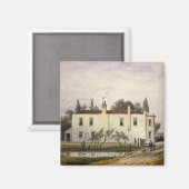 Sicht auf das Kopenhagener Haus, 1853 Magnet (Vorderseite/Rückseite)