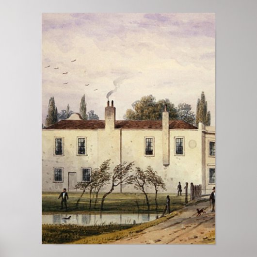 Sicht auf das Kopenhagener Haus, 1853 Poster (Vorne)