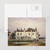 Sicht auf das Kopenhagener Haus, 1853 Postkarte (Vorne/Hinten)