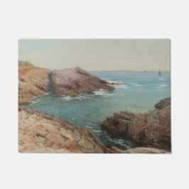 Sicht auf das Meer (Küstenlandschaft) (Marine) Fußmatte