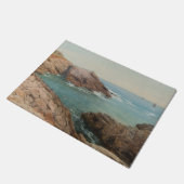 Sicht auf das Meer (Küstenlandschaft) (Marine) Fußmatte (Schrägansicht)