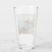 Sicht auf das Meer (Küstenlandschaft) (Marine) Glas (Rückseite)