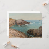 Sicht auf das Meer (Küstenlandschaft) (Marine) Karte (Vorderseite/Rückseite Beispiel)