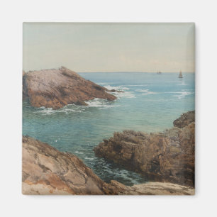 Sicht auf das Meer (Küstenlandschaft) (Marine) Magnet