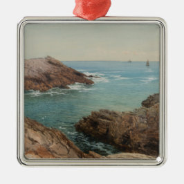 Sicht auf das Meer (Küstenlandschaft) (Marine) Ornament Aus Metall