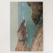 Sicht auf das Meer (Küstenlandschaft) (Marine) Puzzle (Vertikal)