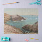 Sicht auf das Meer (Küstenlandschaft) (Marine) Seidenpapier (Basteln)