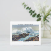 Sicht auf das Meer Postkarte (Stehend Vorderseite)