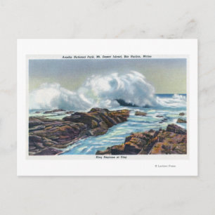 Sicht auf das Meer Postkarte