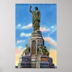 Sicht auf das Nat'l-Denkmal für US-Vorväter Poster