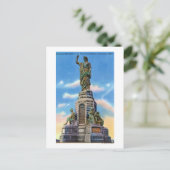 Sicht auf das Nat'l-Denkmal für US-Vorväter Postkarte (Stehend Vorderseite)