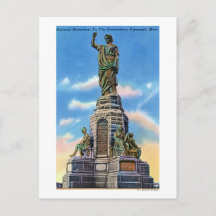 Sicht auf das Nat'l-Denkmal für US-Vorväter Postkarte