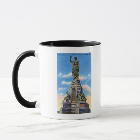 Sicht auf das Nat'l-Denkmal für US-Vorväter Tasse (Links)