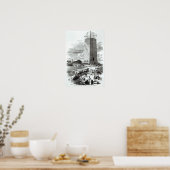 Sicht auf das Washington-Denkmal Poster (Küche)