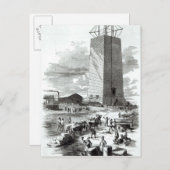 Sicht auf das Washington-Denkmal Postkarte (Vorne/Hinten)