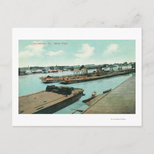 Sicht auf das Wasser Postkarte (Vorderseite)