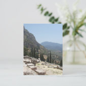 Sicht auf Delphi, Griechenland Postkarte (Stehend Vorderseite)