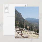Sicht auf Delphi, Griechenland Postkarte (Vorne/Hinten)