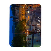 Sicht auf den Abend Bilbao. Magnet (Vertikal)