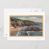 Sicht auf den Arch Beach mit Zuhause Postkarte (Vorne/Hinten)