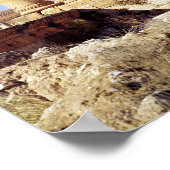 Sicht auf den Artemis-Tempel, gebaut um 386 n.Chr. Poster (Ecke)