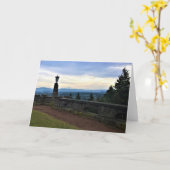 Sicht auf den Berg Hood, Portland, Oregon Karte (Gelbe Blume)