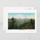 Sicht auf den Berg Marcy, Saddleback, Sägezahnwelt Postkarte (Vorne/Hinten)