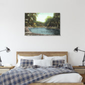 Sicht auf den Boston Common Frog Pond # 2 Leinwanddruck (Insitu (Schlafzimmer))