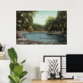 Sicht auf den Boston Common Frog Pond # 2 Poster (Heimbüro)